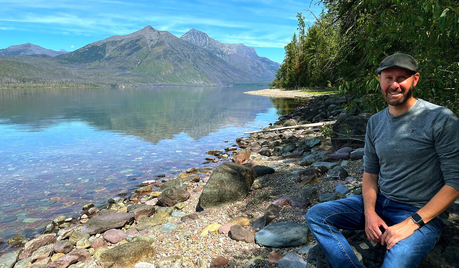 Lake McDonald in Glacier National Park – August 2021
