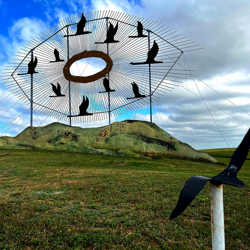 “Geese in Flight” along the Enchanted Highway