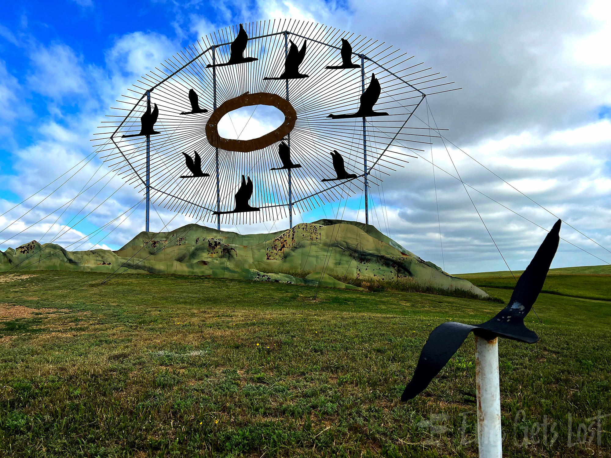 “Geese in Flight” along the Enchanted Highway