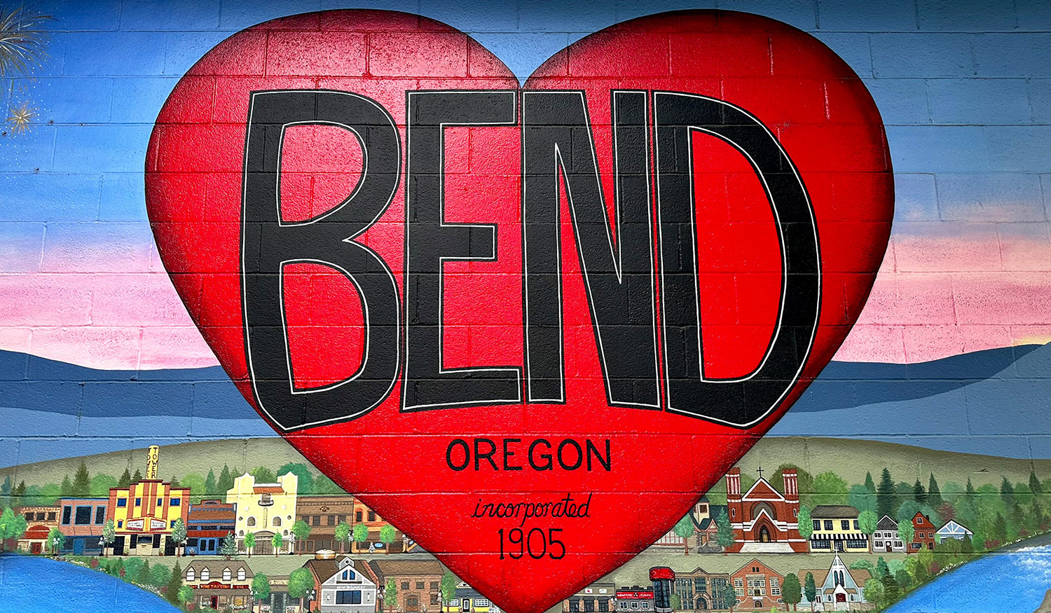“The Bend Wall” at Newport Avenue Market – Bend, Oregon – September 2022