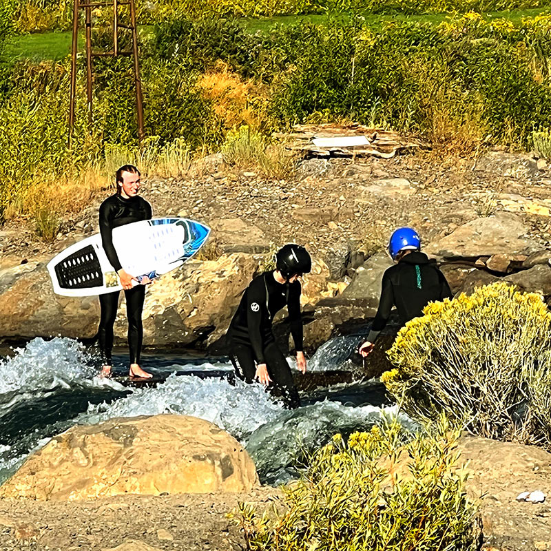 Deschutes River Surfing