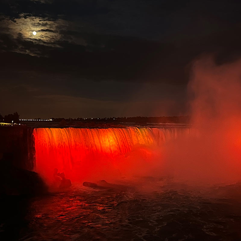 Niagara Falls at Night