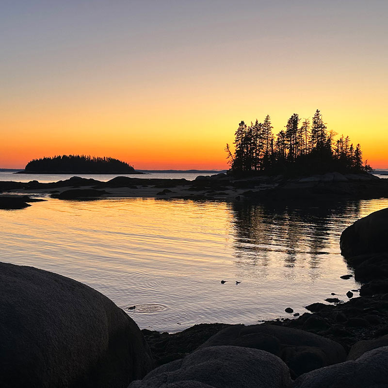 Sand Beach on Deer Isle